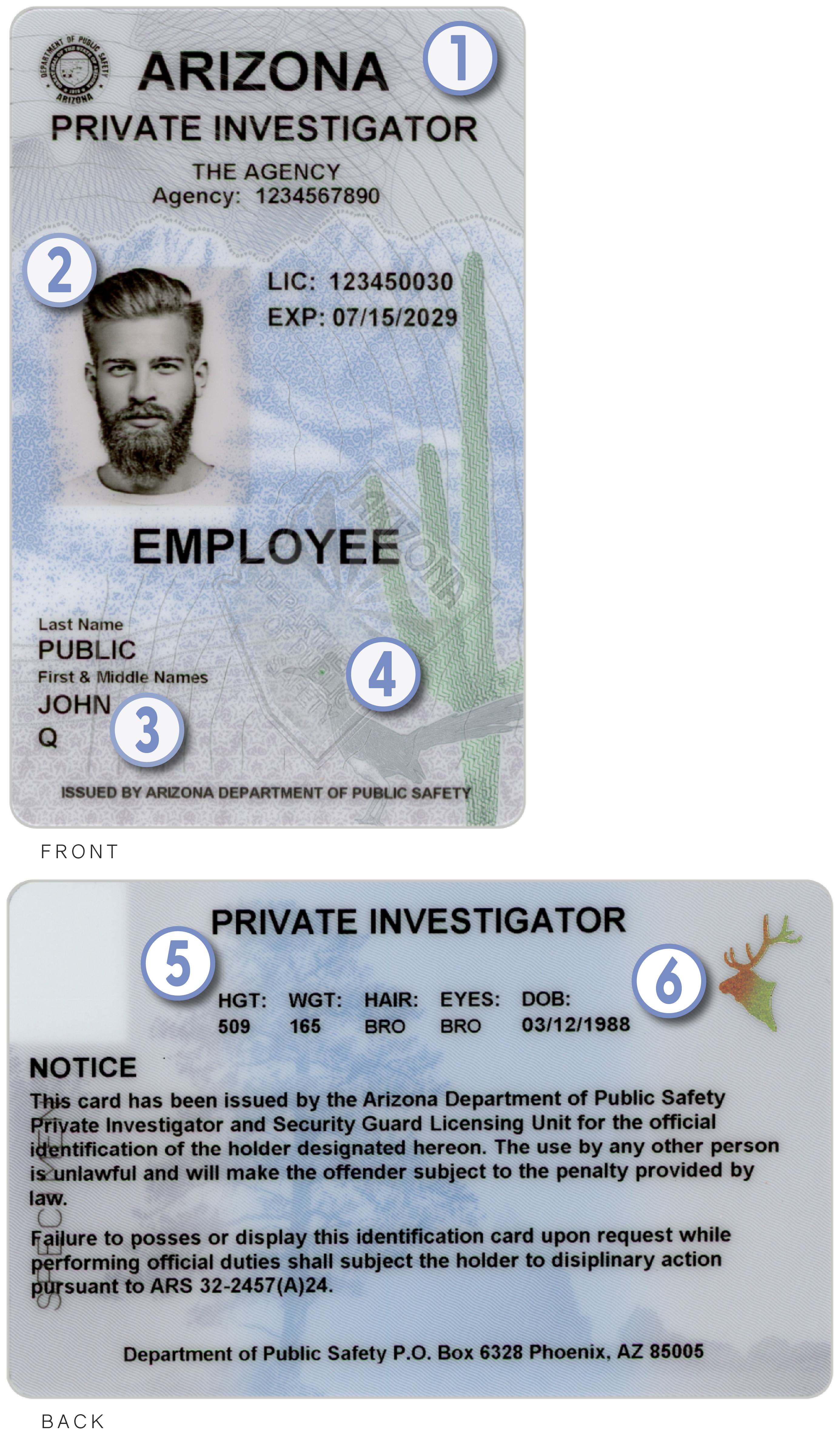 New PI Card