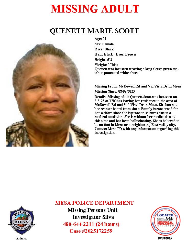 Quenett Scott flyer