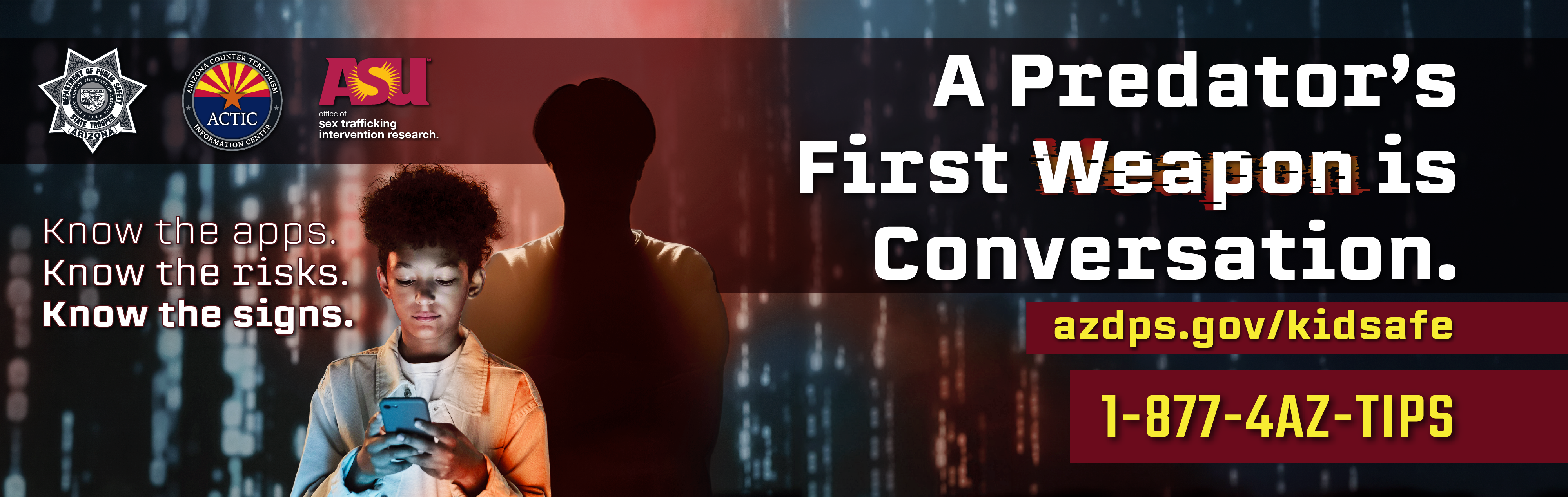 PRedator's first weapon is a conversation