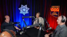 (L-R) Seven Points Podcast with Det. Sherod Harris, Colonel Jeffrey Glover, and Sgt. Eric Andrews