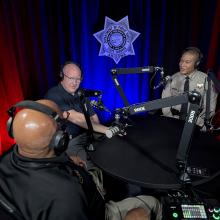 (L-R) Seven Points Podcast with Warren Trent,  Sherod Harris and Jeffrey Glover