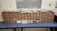 Cocaine packages seized by AZDPS on 1/6/25
