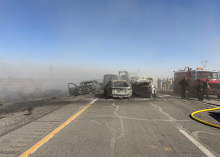 Collision scene
