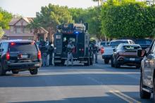 Arizona Vehicle Theft Task Force members on the scene of an investigation related to Operation Escalading Switch on Tuesday, June 17, 2025.