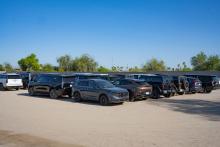 Vehicles seized by the Arizona Vehicle Theft Task Force as part of Operation Escalading Switch.