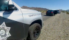 Vehicles stopped beside AZ highway