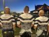 Sergeant Christie, Sergeant Covert and Sergeant Coughlin show the names of fallen AZDPS heroes on the back of their Ironman jerseys