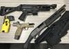 Weapons seized by the Arizona State Gang Task Force in September 2025