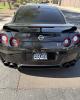 A photo of the rear bumper of a black Nissan GT-R coupe seized by VTTF detectives
