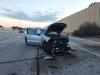 Scene of a wrong-way collision on SR-101 in Tempe, Arizona